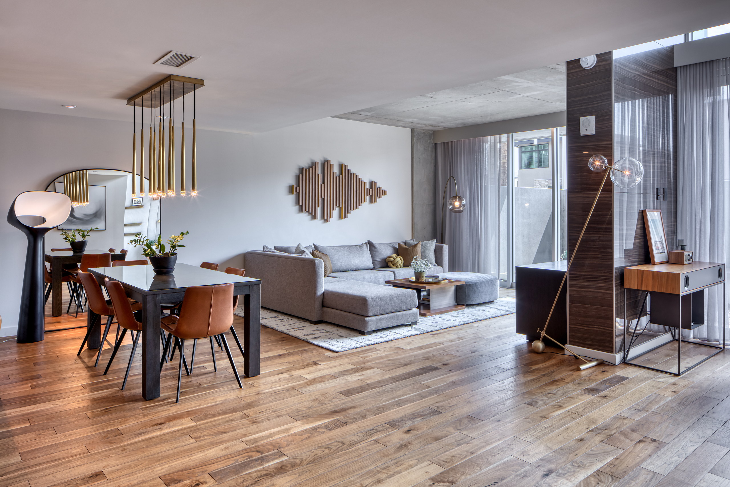 Living and dining rooms of Unit 4120